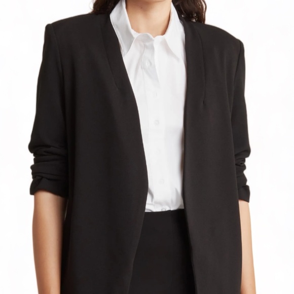 T Tahari - Collarless Open Front Blazer - XL - Picture 1 of 6